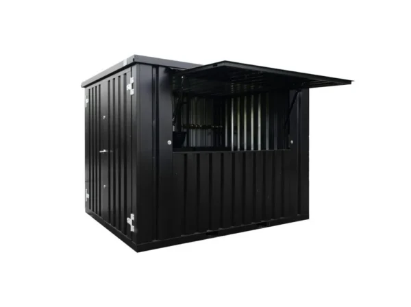 Flat Pack Container 3×2 Xl Meters Black Ral 9005 - Image 2
