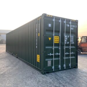 New 40ft High Cube Container One Trip (9ft 6″ high)