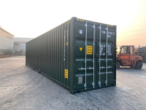 New 40ft High Cube Container One Trip (9ft 6″ high)