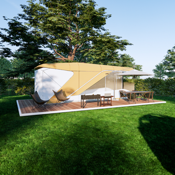 Mobile capsule House Furnished Cabin Homes Villa House 40ft Container Homes Capsule Office Pod - Image 4