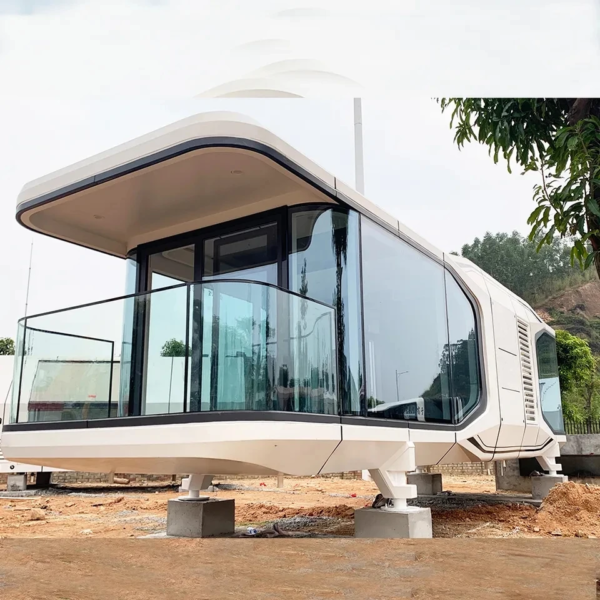 Prefabricated House Aluminum Space Capsule House 2 Bedroom Container House - Image 2