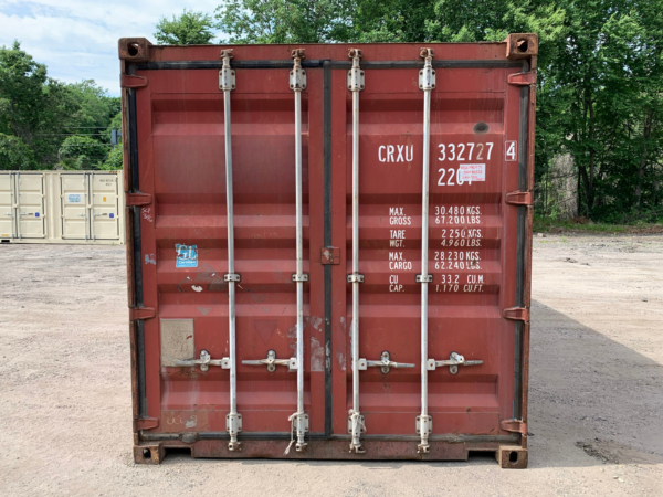 20′ x 8′ x 8.5′ Tall –Used Shipping / Storage Container-Wind and Watertight – Bricks - Image 3