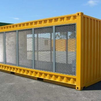 20ft Open-Air Gas Cylinder Storage Container