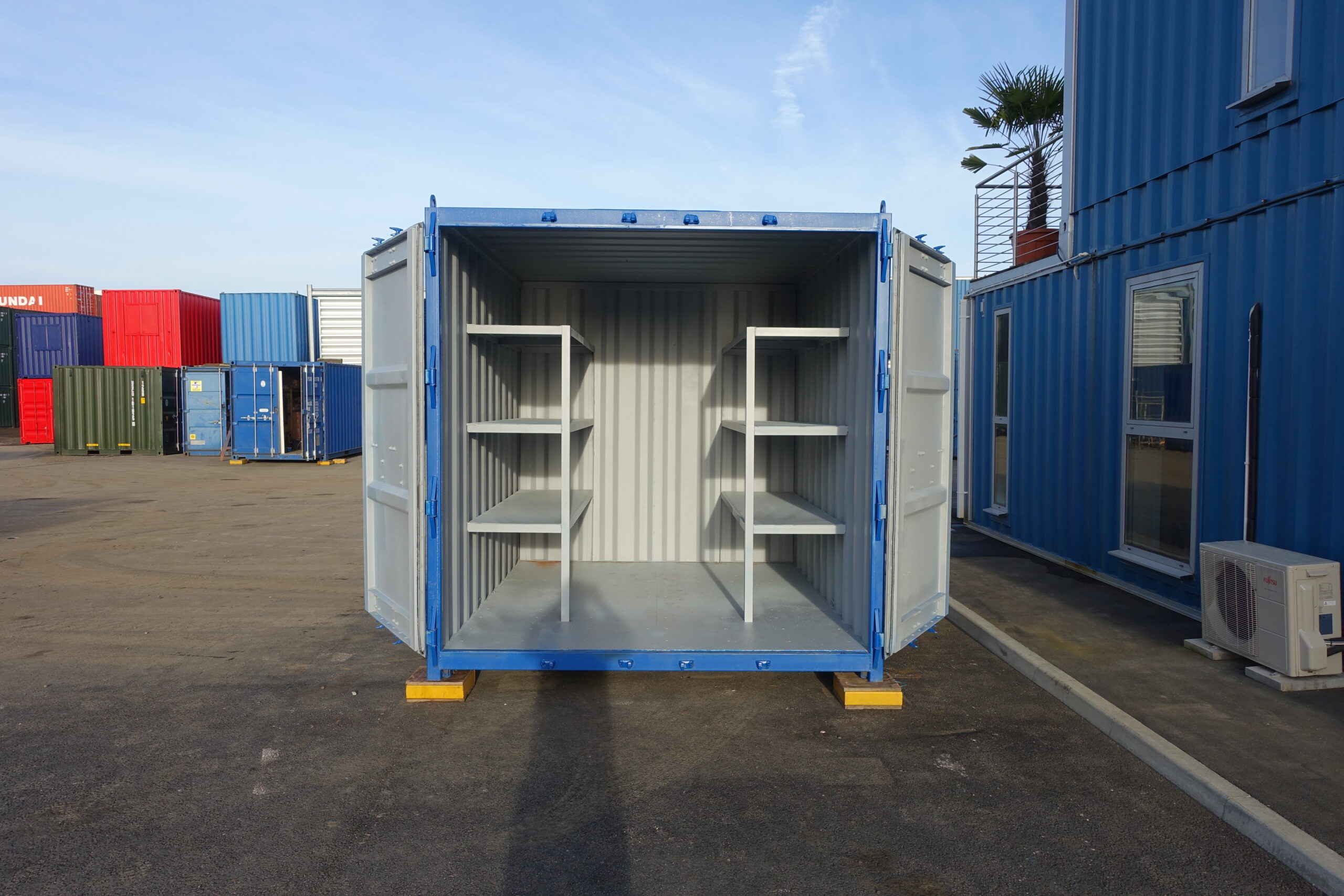 10ft Used Chemical Storage Container