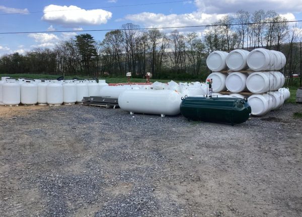 1500 Gallon Ground Propane Tank