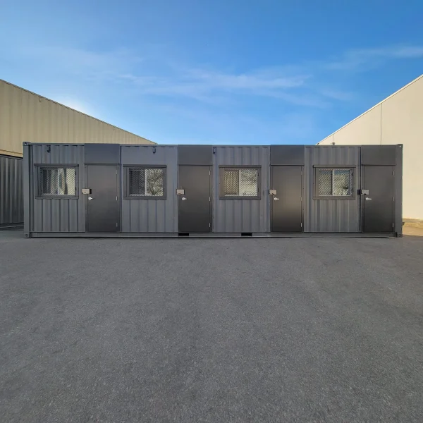 40ft High Cube With 4 X Separate Offices - Y-CONTAINERS