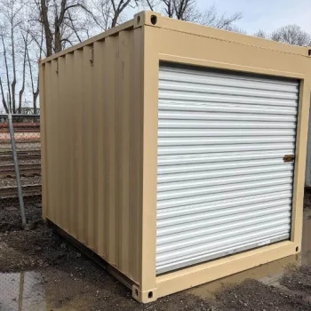 10ft Shipping Container With Roll-Up Door