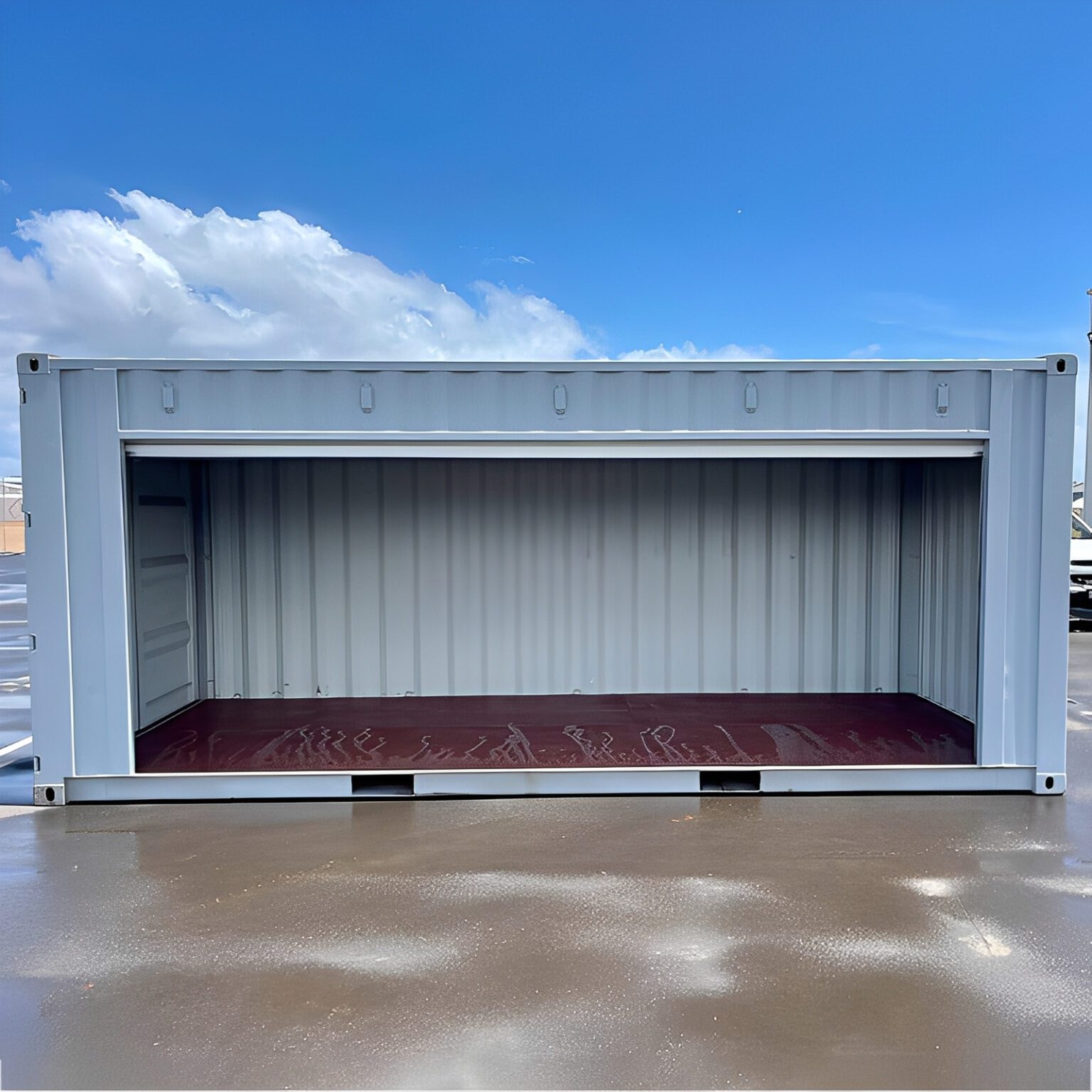 20ft Shipping Container Full-Length Roll-Up Door - Image 2