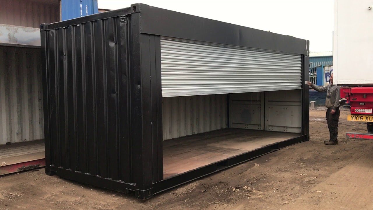 20ft Shipping Container Full-Length Roll-Up Door - Image 6