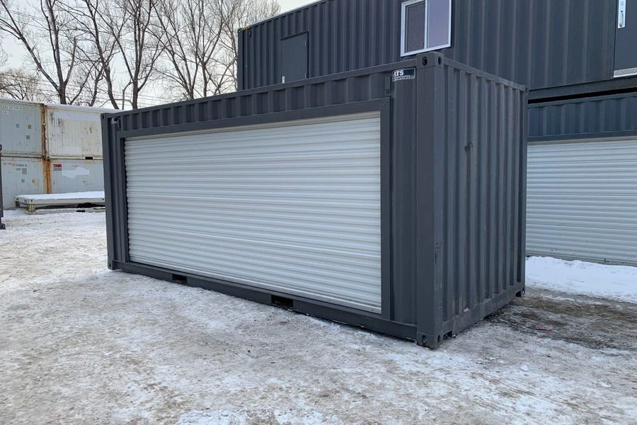 20ft Shipping Container Full-Length Roll-Up Door - Image 7
