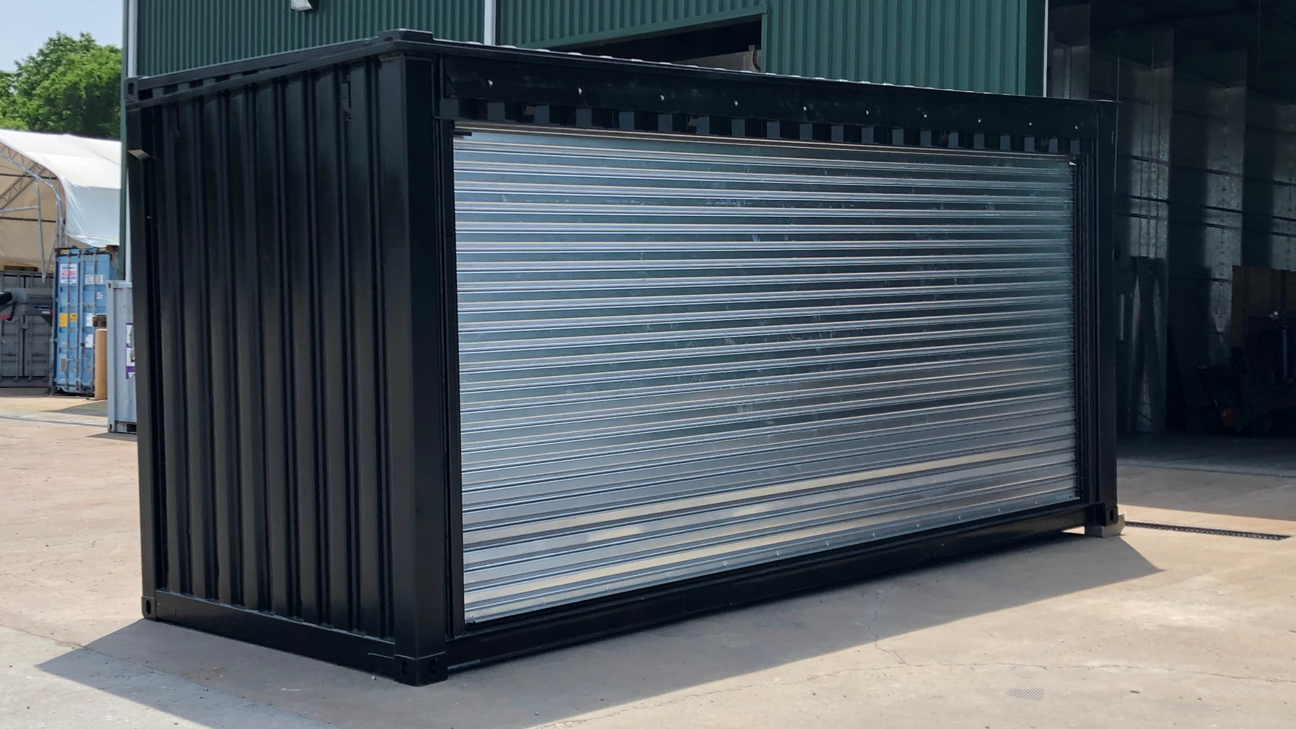20ft Shipping Container Full-Length Roll-Up Door