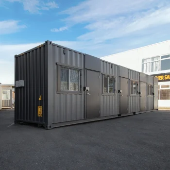 40ft High Cube With 4 X Separate Offices