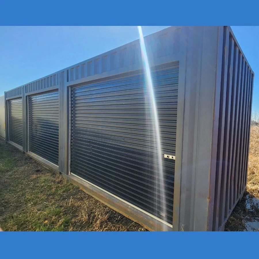 40ft Container with 3 Side Roll-Up Doors - Image 4