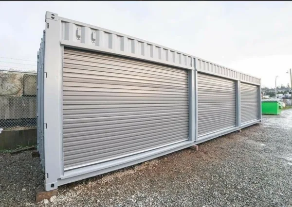 40ft Container with 3 Side Roll-Up Doors