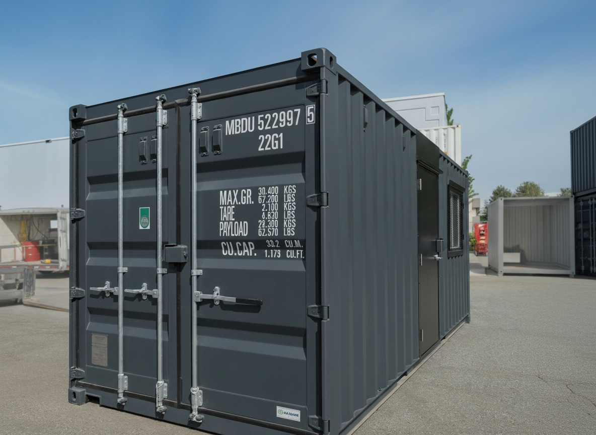 20ft Office CUBE – Wood Finished | Mobile Workspace - Y-CONTAINERS