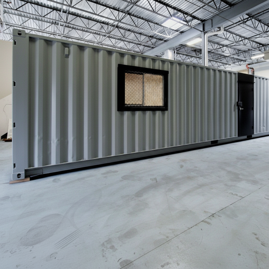 40ft Office Container – Wood Finished - Y-CONTAINERS