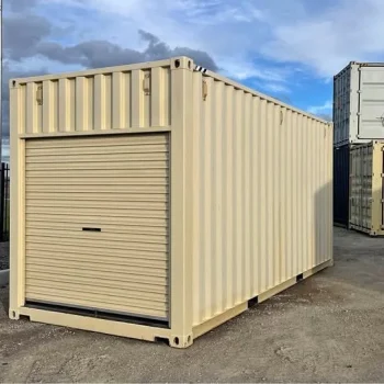 20ft High Cube Shipping Container with Roll-Up Door