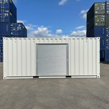New 20ft Shipping Container with 7ft Side Roll-Up Door